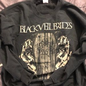 Black Veil Brides Coffin Crewneck, Size Large